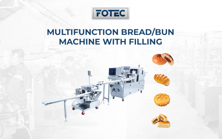 MULTIFUNCTION BREAD OR BUN MACHINE WITH FILLING